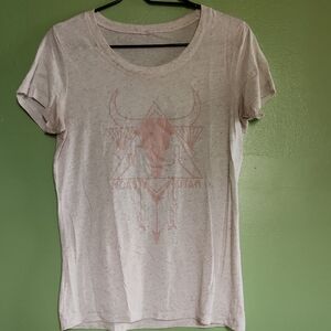 Women's Cream Graphic T-Shirt